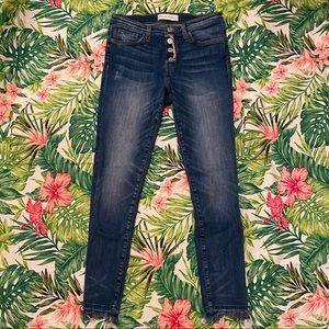 Flying Monkey Crop Ankle Skinny Jeans